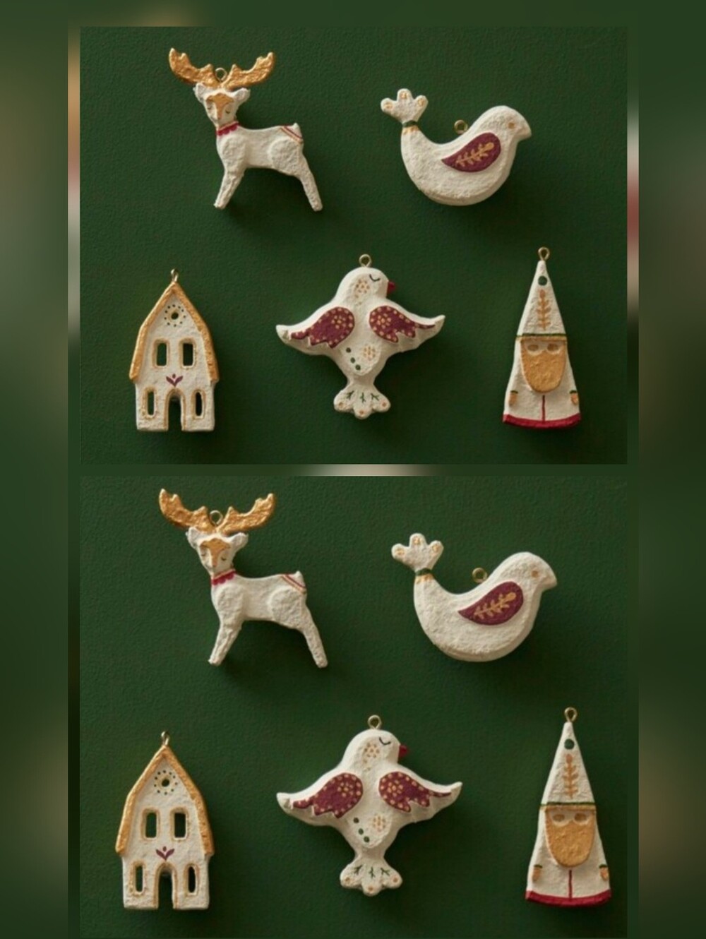 Balsam Hill Festive Katran Ornament Collection -holiday Icons Set.